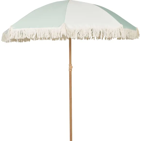 Retro Strandparasol Met Franjes