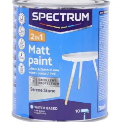Spectrum 2-In-1 Matte Verf Serene Stone