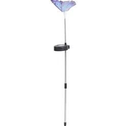 Vlinder Tuinsteker Met Solarverlichting