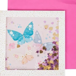 Wenskaart Met Confetti